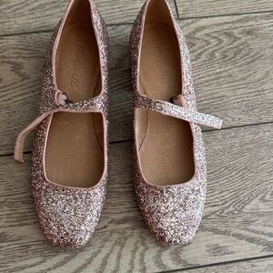 Madewell Glittery Pink Shoes